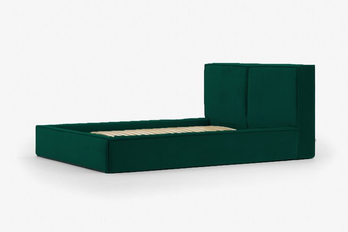 Кровать с подъемным механизмом Loft 180х200 зеленого цвета - лучшие Кровати для спальни в INMYROOM