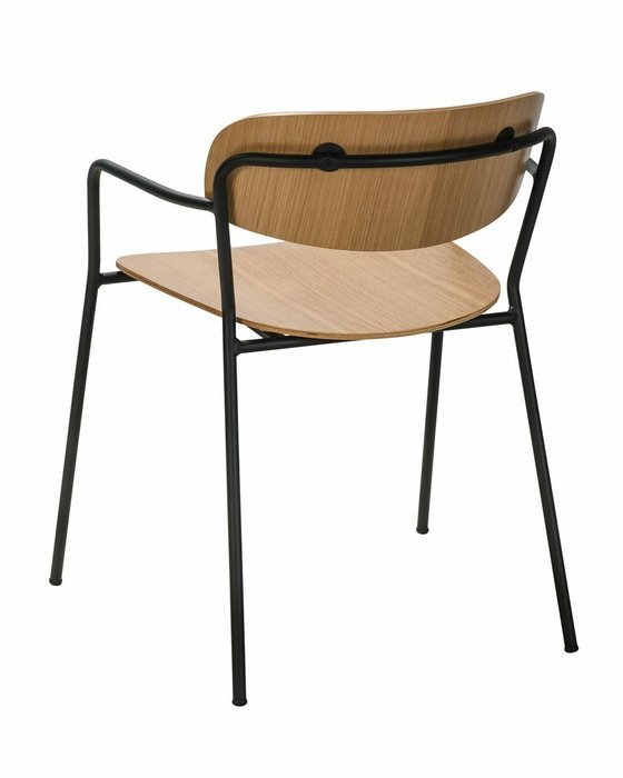 Стул Portrait бежевого цвета с подлокотниками - лучшие Обеденные стулья в INMYROOM