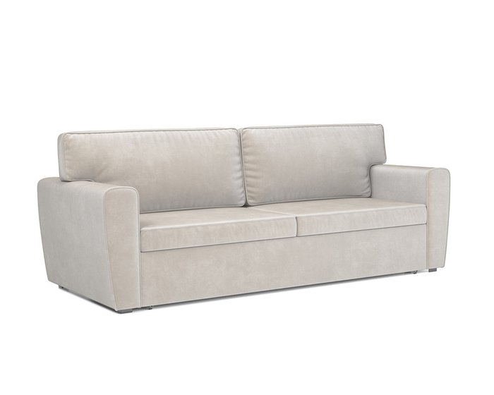 Прямой диван-кровать Оскар светло-бежевого цвета