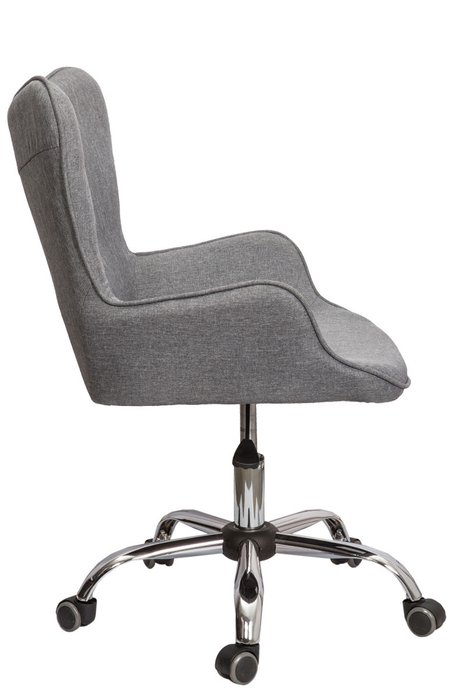 Кресло поворотное Bella серого цвета - лучшие Офисные кресла в INMYROOM