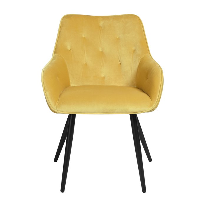Стул Чендлер желтого цвета  - купить Обеденные стулья по цене 29160.0