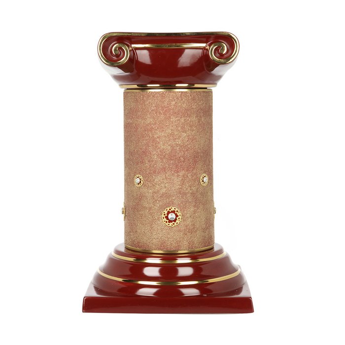 Колонна из керамики бордового цвета Sarri "RED BOREAL"
