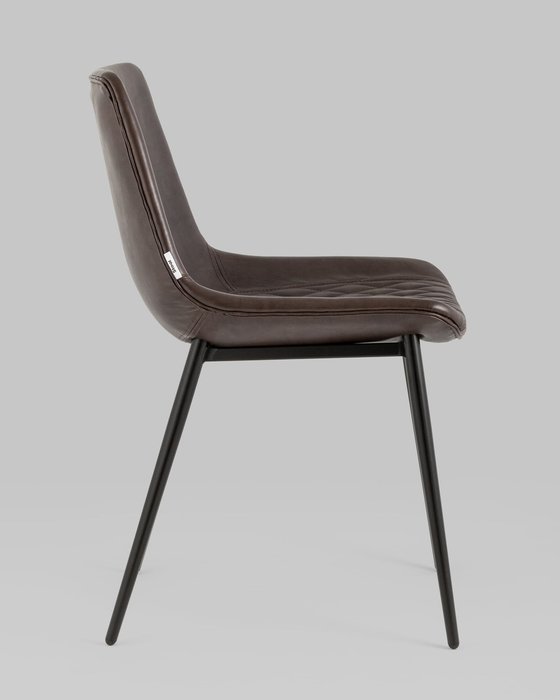 Стул Деймон коричневого цвета - лучшие Обеденные стулья в INMYROOM