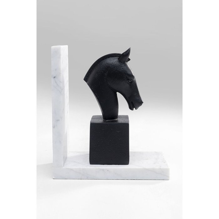 Книгодержатель Horse черного цвета - лучшие Фигуры и статуэтки в INMYROOM