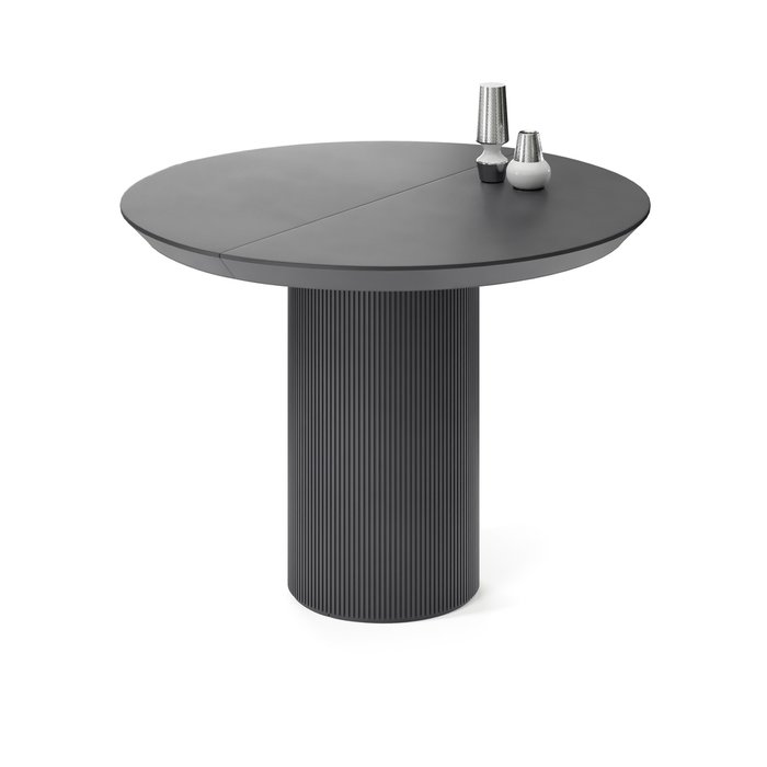 Обеденный стол раздвижной Адара черного цвета - лучшие Обеденные столы в INMYROOM