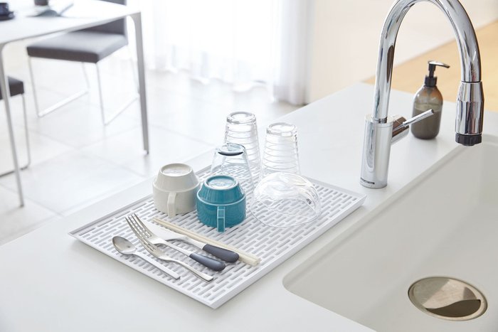 Подставка для чистой посуды Tower белого цвета - лучшие Аксессуары для кухни в INMYROOM
