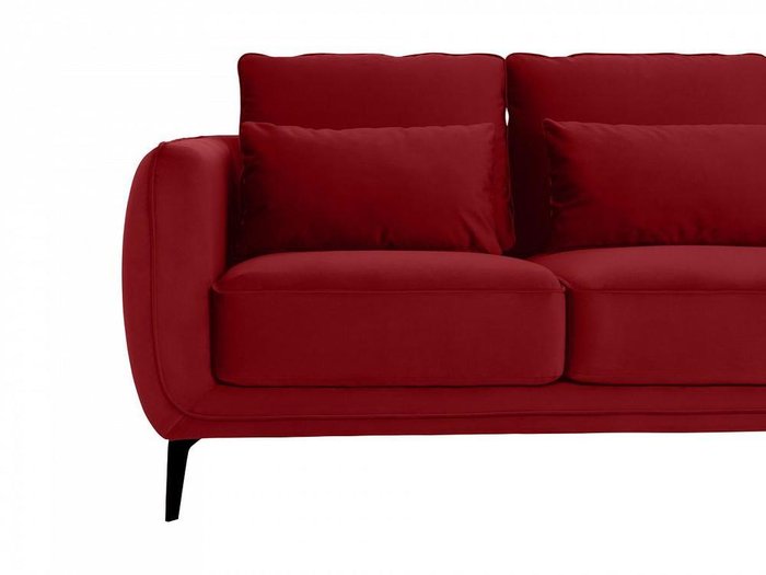 Диван Amsterdam бордового цвета - лучшие Прямые диваны в INMYROOM