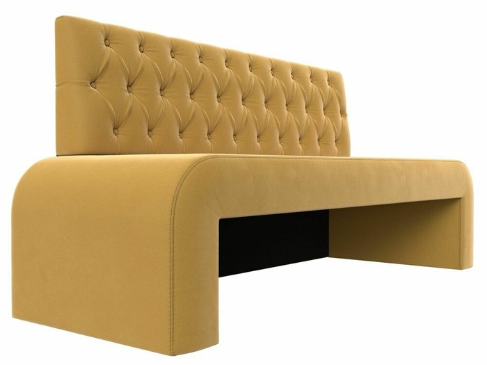 Прямой диван Кармен Люкс желтого цвета - лучшие Прямые диваны в INMYROOM