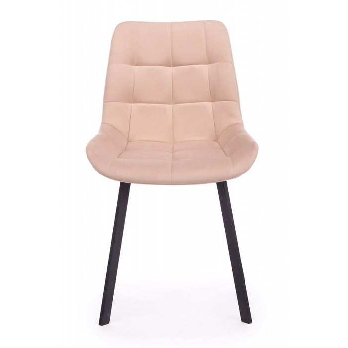 Обеденный стул Челси П бежевого цвета - купить Обеденные стулья по цене 5170 Обеденный стул Челси П бежевого цвета - купить Обеденные стулья по цене 5170