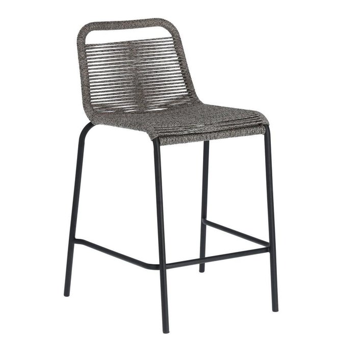 Полубарный стул Glenville Grey серого цвета