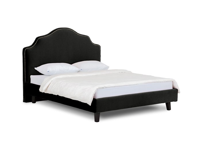 Кровать Queen Victoria L черного цвета 160х200 - купить Кровати для спальни по цене 44080.0