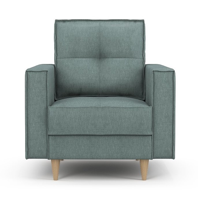 Кресло Otto серо-голубого цвета