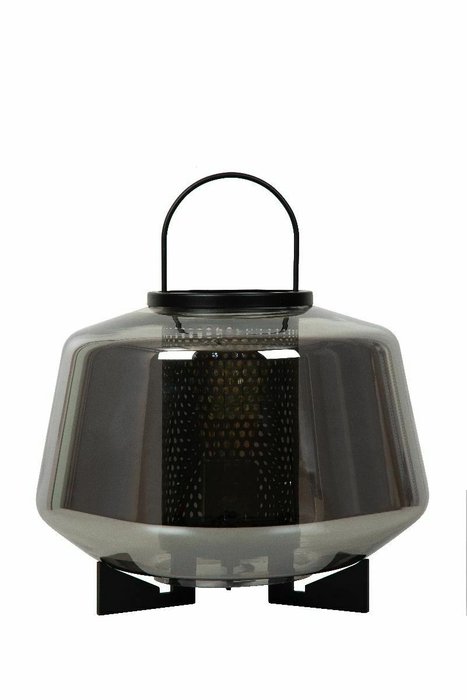 Настольная лампа Siska 45504/01/65 (стекло, цвет дымчатый) - купить Настольные лампы по цене 21040.0