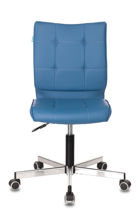 Кресло Бюрократ синего цвета - купить Офисные кресла по цене 4890.0