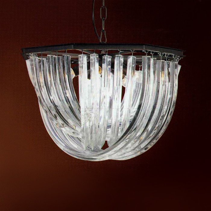 Подвесной светильник DeLight Collection из прозрачных хрустальных подвесок - купить Подвесные люстры по цене 44460.0