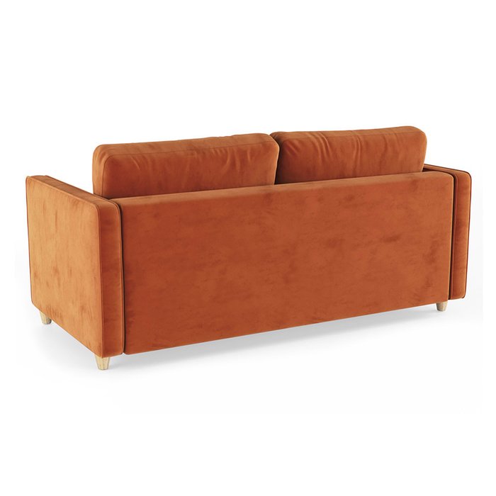 Трехместный диван Scott MT оранжевого цвета - лучшие Прямые диваны в INMYROOM
