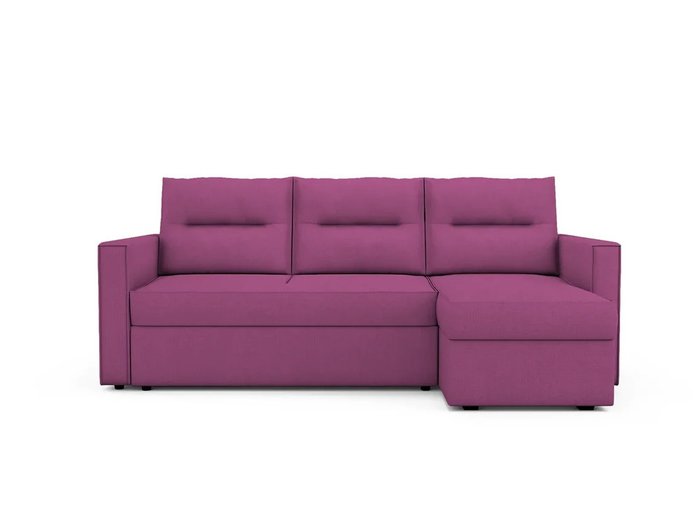 Угловой Диван-кровать Macao правый пурпурного цвета