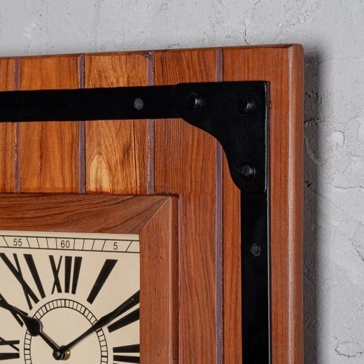 Часы настенные из антикварного дерева - лучшие Часы в INMYROOM