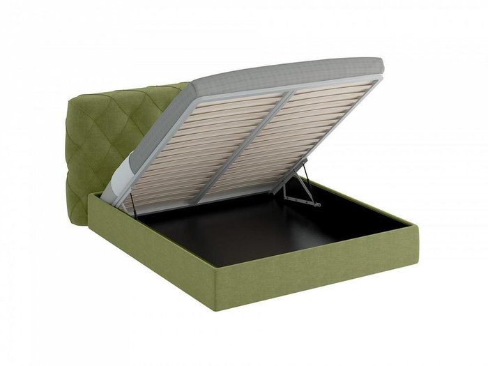 Кровать Ember зеленого цвета  160х200 - купить Кровати для спальни по цене 59900.0