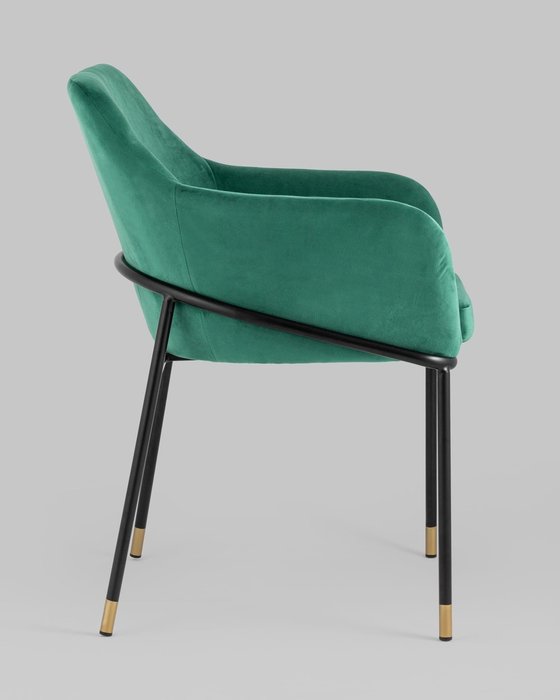 Стул Сандра изумрудного цвета - лучшие Обеденные стулья в INMYROOM