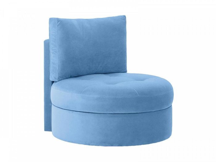 Кресло Wing Round синего цвета - купить Интерьерные кресла по цене 36590.0