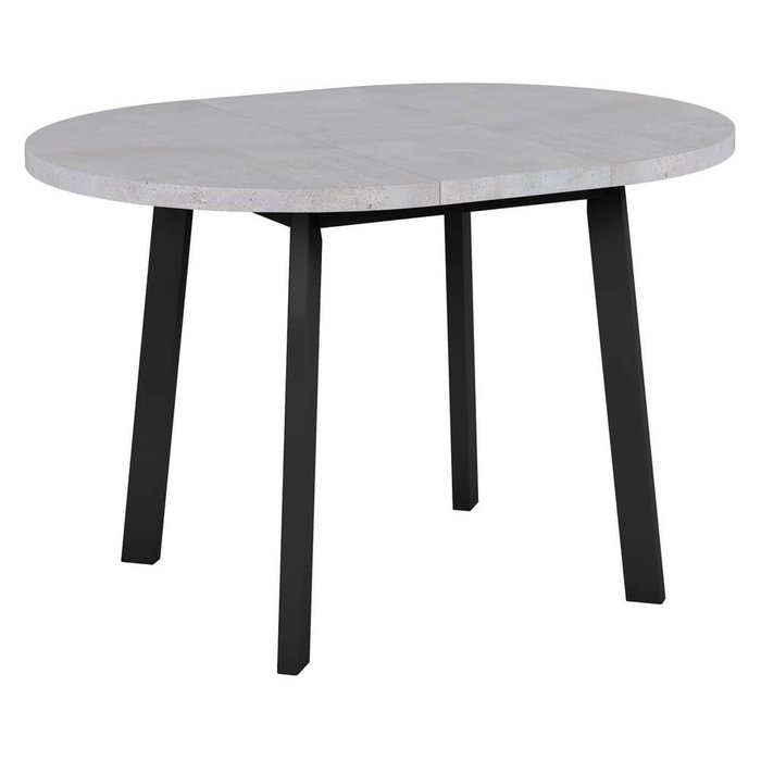 Раздвижной обеденный стол Next серого цвета - лучшие Обеденные столы в INMYROOM