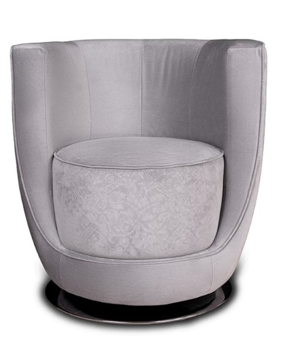 Кресло Solo серого цвета - купить Интерьерные кресла по цене 36900.0