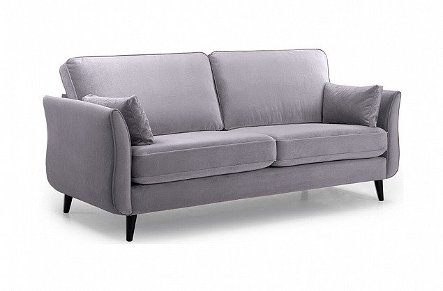 Диван-кровать Коко серого цвета - купить Прямые диваны по цене 77300.0
