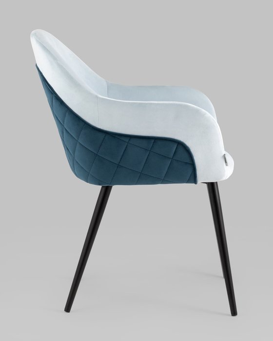 Стул Новел сине-голубого цвета - лучшие Обеденные стулья в INMYROOM
