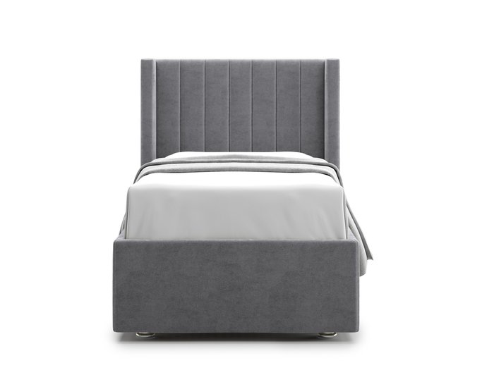 Кровать Premium Mellisa 2 90 серого цвета с подъемным механизмом  - купить Кровати для спальни по цене 64500.0