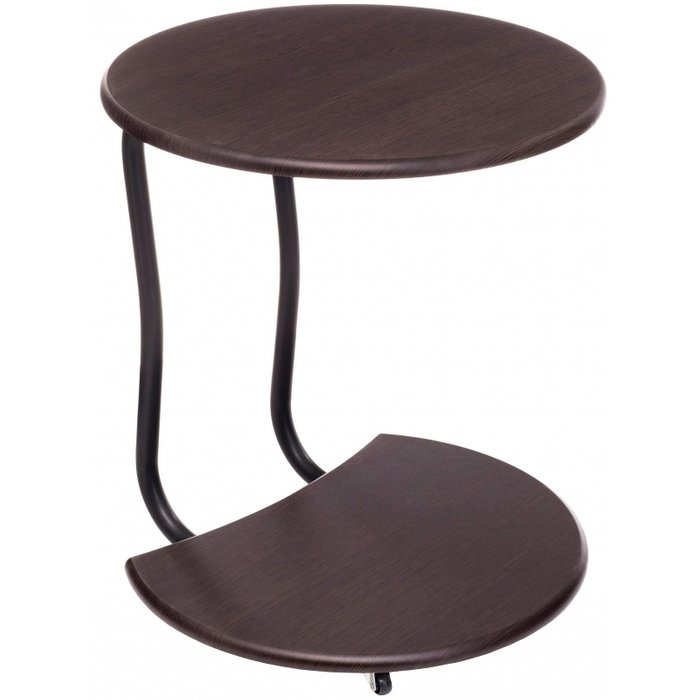 Кофейный столик Андромеда с темно-коричневой столешницей 