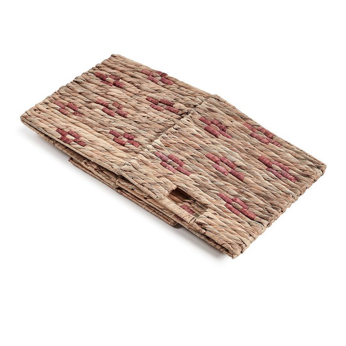 Коробка Wooland drawer in coral из натурального волокна - купить Декоративные коробки по цене 5490.0