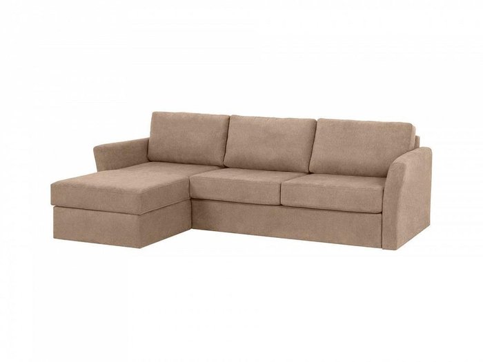 Угловой диван-кровать Peterhof бежево-коричневого цвета - купить Угловые диваны по цене 161640.0