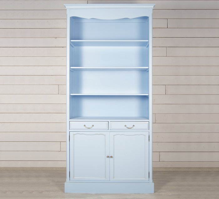 Книжный шкаф Leontina голубого цвета - купить Книжные шкафы по цене 87217.0