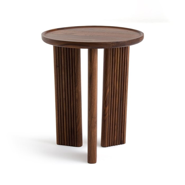 Стол из орехового дерева Diagil коричневого цвета - купить Журнальные столики по цене 27823.0