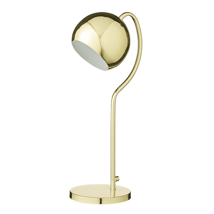 Настольная лампа Ball gold из металла
