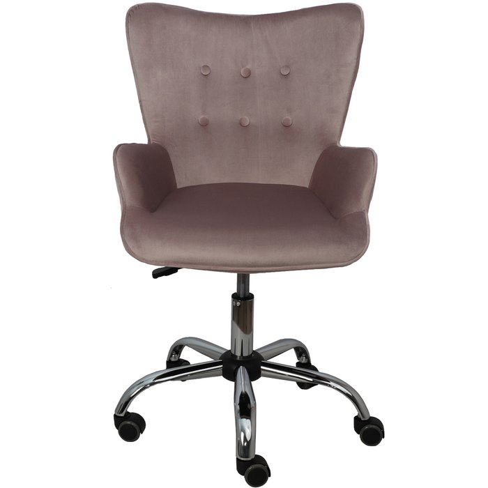 Компьютерное кресло Bella серо-розового цвета - купить Офисные кресла по цене 12850.0