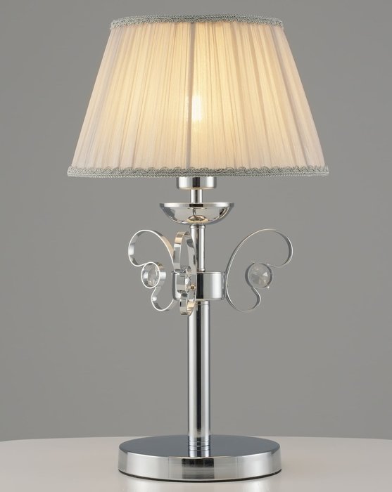 Лампа настольная Riccardo серого цвета - лучшие Настольные лампы в INMYROOM