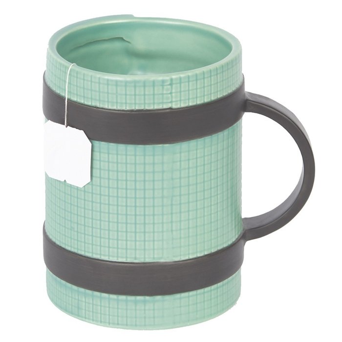 Кружка yoga mug зеленая - лучшие Для чая и кофе в INMYROOM