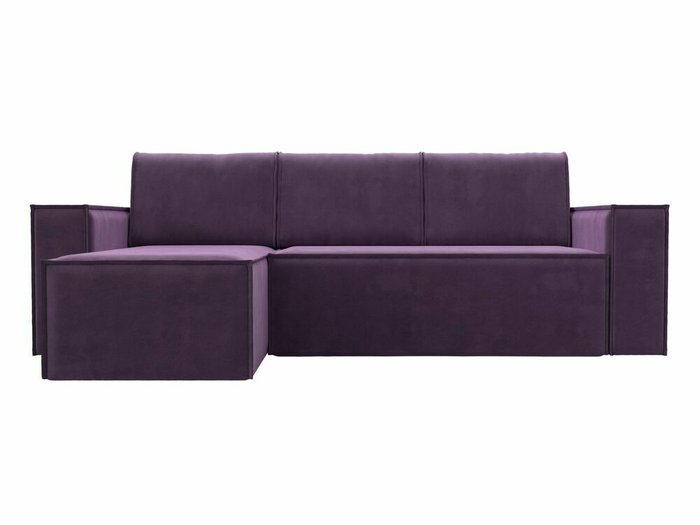 Угловой диван-кровать Куба сиреневого цвета левый угол - купить Угловые диваны по цене 55999.0