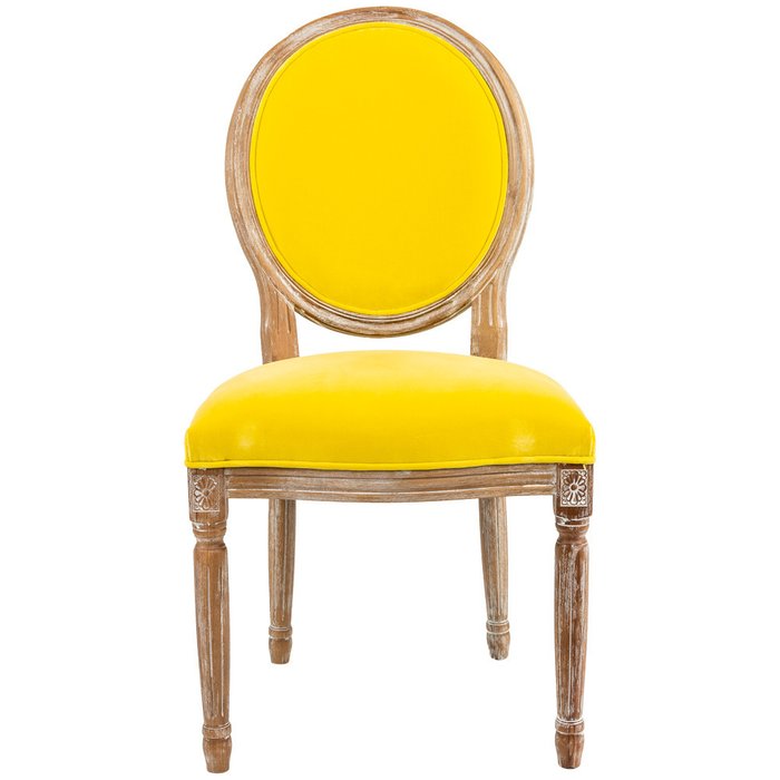 Стул Луи  Мимоза с велюровой обивкой - купить Обеденные стулья по цене 32000.0