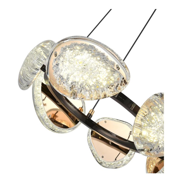 Светильник подвесной ST-Luce Черный/Золотистый LED 1*48W 4000K ENIGMA - лучшие Подвесные светильники в INMYROOM