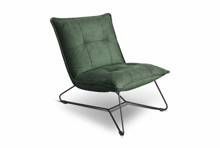 Кресло Чарли зеленого цвета