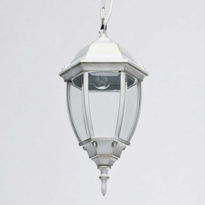 Уличный подвесной светильник Фабур белого цвета - купить Подвесные уличные светильники по цене 7190.0