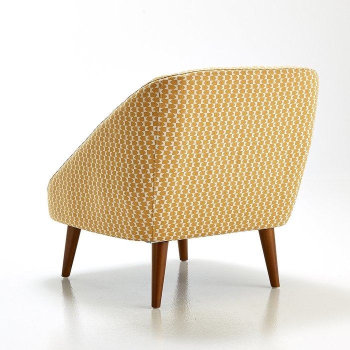 Кресло винтажное Smon желтого цвета - купить Интерьерные кресла по цене 31603.0