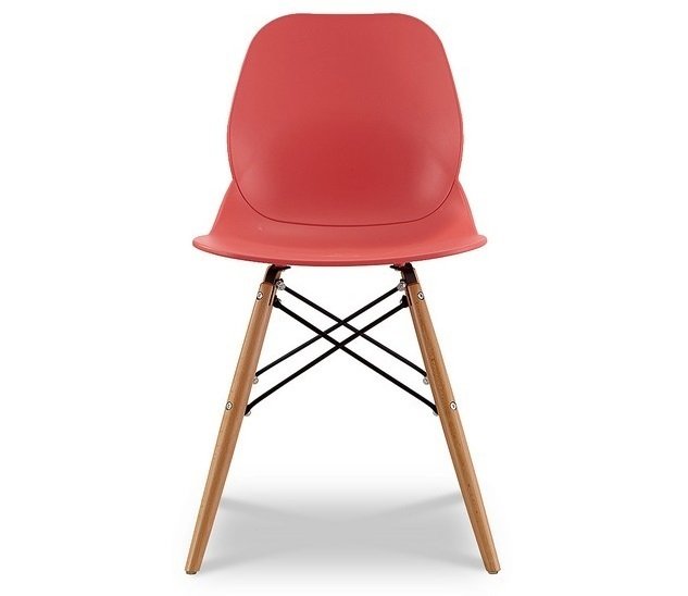 Стул Фэйт с пластиковым сидением красного цвета - купить Обеденные стулья по цене 4000.0