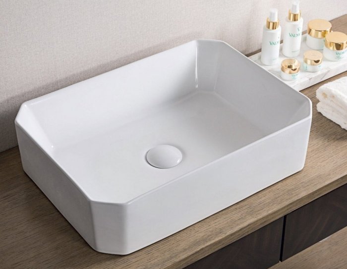 Раковина накладная BelBagno прямоугольная 49х38 см  - купить Раковины для ванной комнаты по цене 7325.0