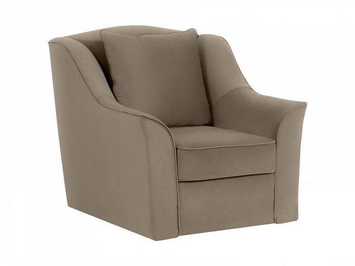 Кресло Vermont серо-коричневого цвета  - купить Интерьерные кресла по цене 29580.0