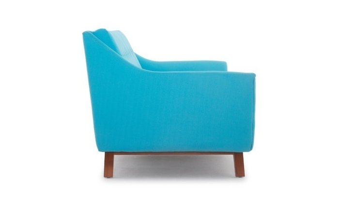Прямой диван голубого цвета - лучшие Прямые диваны в INMYROOM