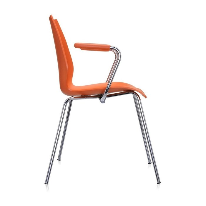 Стул Maui оранжевого цвета - лучшие Обеденные стулья в INMYROOM